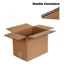 Caisse carton double cannelure longueur moins de 40 cm