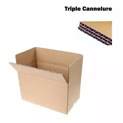 Caisse carton triple cannelure