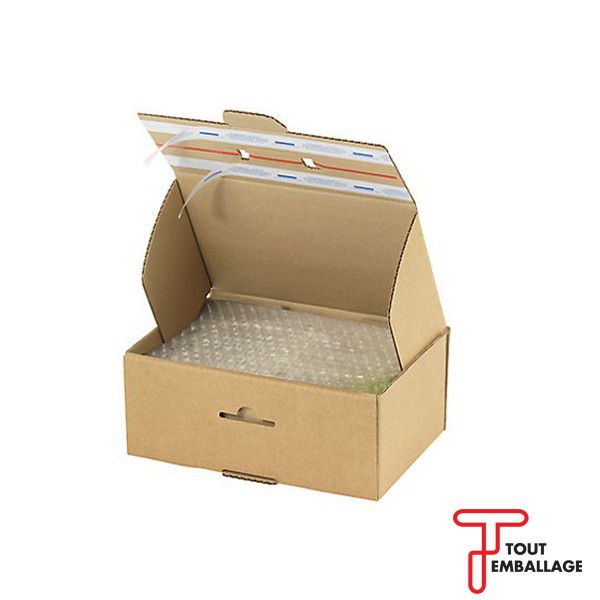 Enveloppe carton Poste adhésive - 245x345 mm - Toutembal