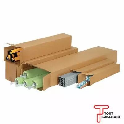 Caisse carton format long ouverture petit c�t�