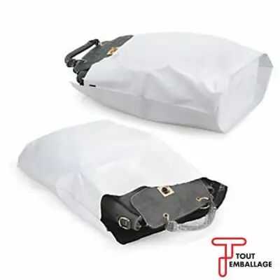 Pochette plastique opaque � soufflet de fond