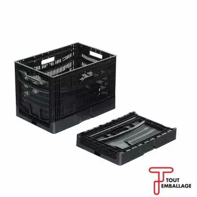 Bac gerbable rabattable ajour� recycl�