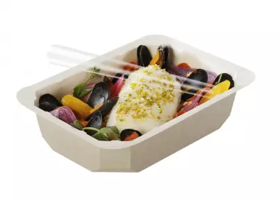 Barquette carton kraft pellicul� scellable Food K