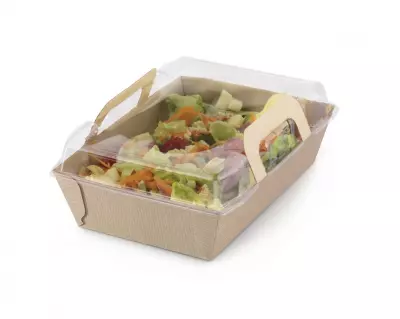 Barquette carton micro-cannelure