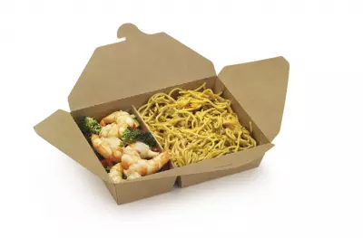 Bo�te carton double compartiments