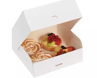 Bo�te patisserie blanche