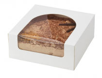 Boîte pâtissière à fenêtre