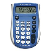 Calculatrice de poche Texas bleu 8 chiffres TI 503SV