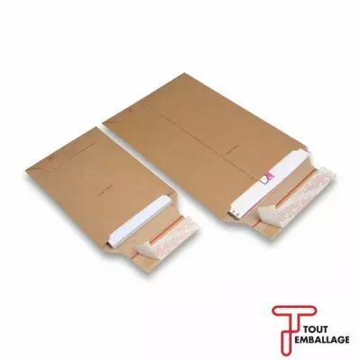 Enveloppe cartonn�e fermeture adh�sive