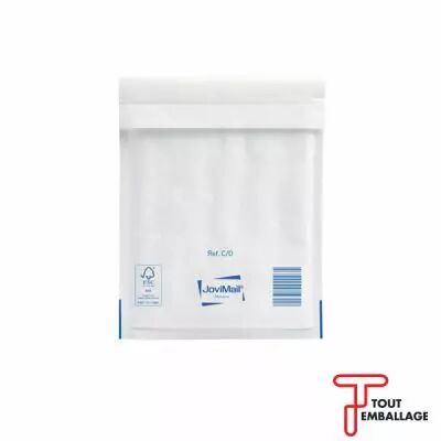Enveloppe mousse blanche