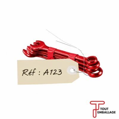 �tiquette am�ricaine beige avec attache