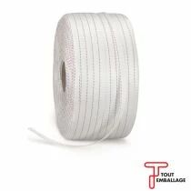 Feuillard textile tiss&eacute; renforc&eacute;