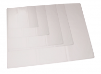 Papier mousseline blanc en format