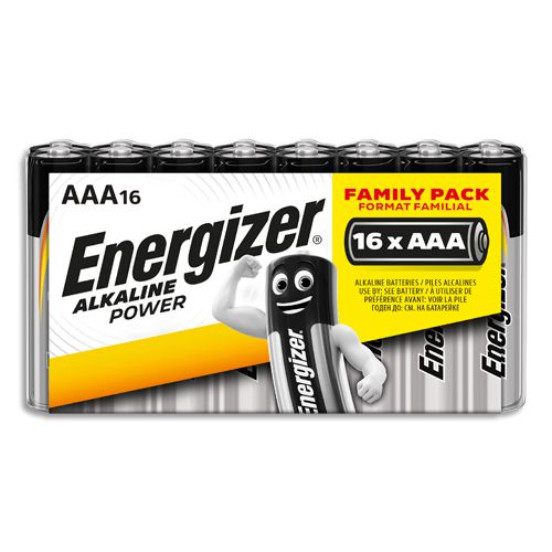 Paquet de 16 piles AAA LR03 Energizer