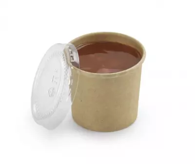 Petit pot carton brun