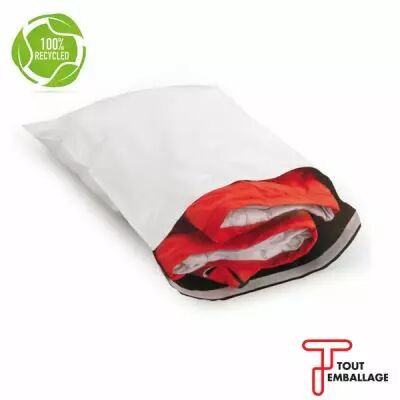 Pochette plastique opaque 100% recycl�e