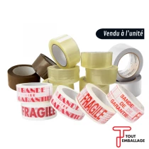 Ruban adh&eacute;sif (PP, PVC,Hotmelt) - Vendu &agrave; l\'unit&eacute;