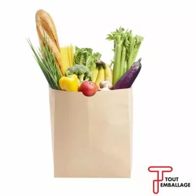 Sac kraft brun 2 feuilles � encoche