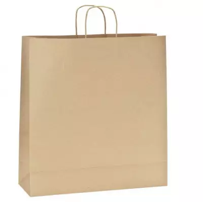 Sac kraft poign�es torsad�es recycl�es