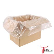 Sac plastique transprarent fond de caisse