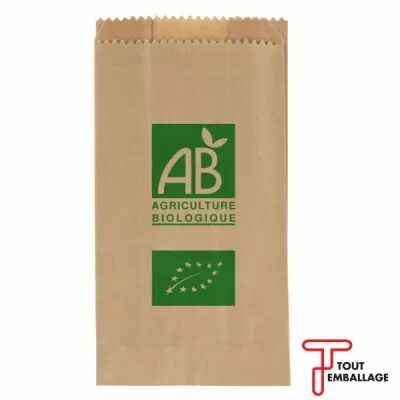 Sac primeur AB kraft brun imprim�