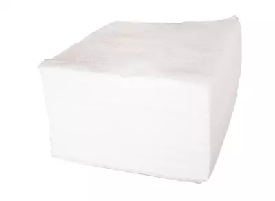 Serviette 1 pli blanche pure ouate