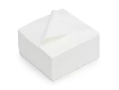 Serviette 2 plis blanche pure ouate